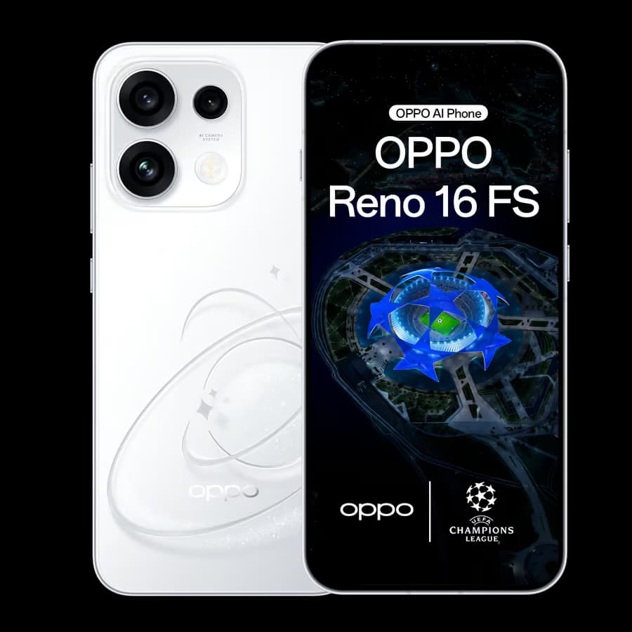 OPPO Reno 16 FS, culoare Alb, imagine 1