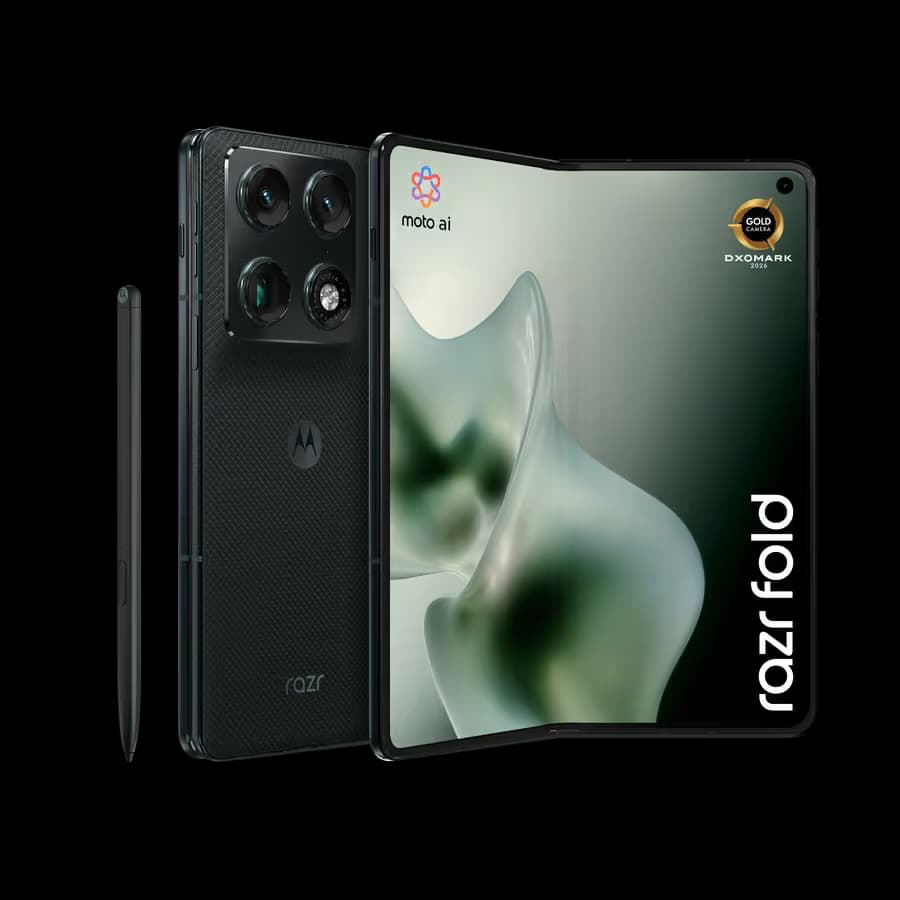 Motorola Razr Fold, culoare Pantone Blackened Blue, imagine 1