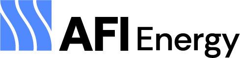 Logo AFI Energy, furnizorul de energie al Cotroceni Park